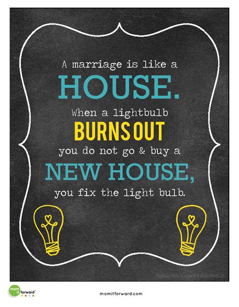 Marriage Is Like A House Quote Printable Mom It Forwardmom It Forward
