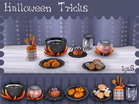 The Sims Resource Halloween Treats By Solorya • Sims 4 Downloads