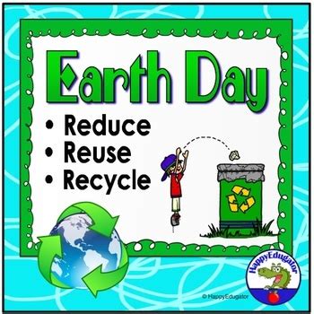 Check out these simple tips to reduce, reuse, and recycle. Earth Day PowerPoint - Reduce Reuse Recycle - Distance ...