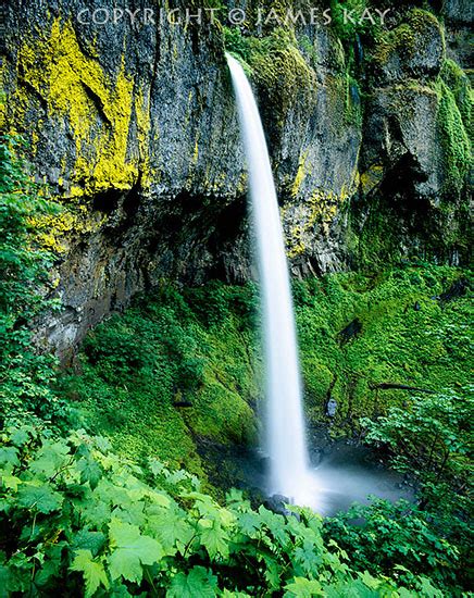 Elowah Falls Columbia River Gorge Oregon James Kay Photography