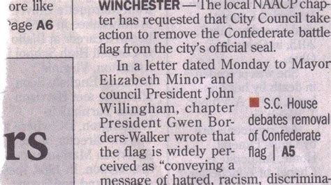 Petition · Against The Removal Of The Winchester Virginia City Seal