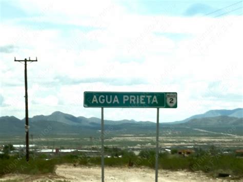 Agua Prieta Sonora Mexico Highway Signs Adventure Nature