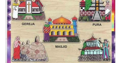 Berikut ini contoh bentuk akulturasi budaya islam dengan budaya indonesia: 6 Agama di Indonesia dan tempat Ibadahnya | Mujahidin Waru