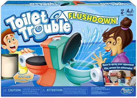 Toilet Trouble Flushdown Awesome Toys Ts