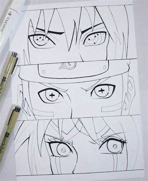Naruto Desenho Naruto E Sasuke Desenho Desenho De Personagens