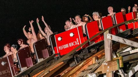 Naturalists Break World Record For Most Naked People On A Roller Coaster WKQX WKQX FM