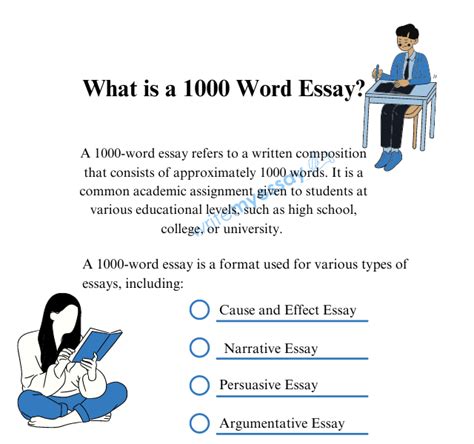 How To Write An Excellent 1000 Word Essay Tips And Tricks