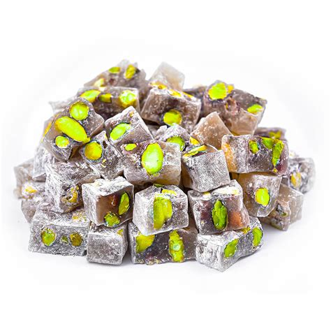 Turkish Delight With Pistachio Double Roasted Online Turkish Shopping