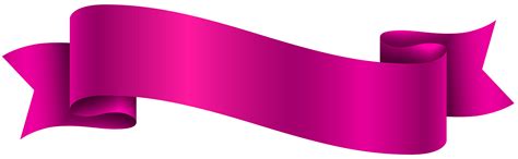 Transparent Background Pink Banner Clipart Please Use And Share These