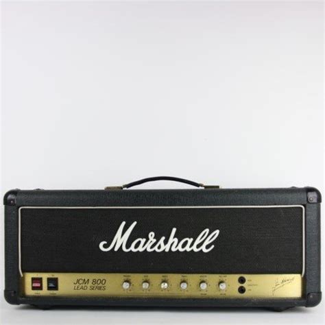 1981 Marshall Jcm 800 Model 2204 50 Watt Head Black Amps And Preamps