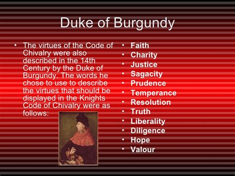 Последние твиты от the duke of burgundy (@dukeofburgundy). Code Of Chivalry