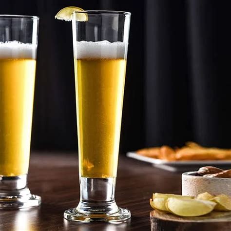Tall Beer Glass Set Of 6 420ml At Discounted Price The Bar Shop