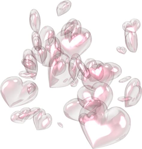 Heart Bubbles Cute Stickers Hearts Transparent Pink Fil