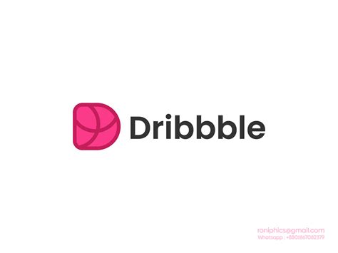 Dribbble Redesign Logo By Roniphics On Dribbble