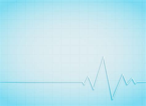 Clean Medical And Healthcare Background With Heart Beat Download Free