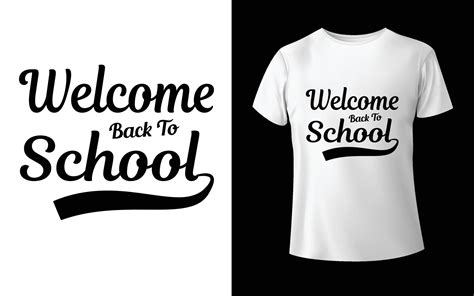 Welcome Back To School T Shirt Design School Vector T Shirt 8088630