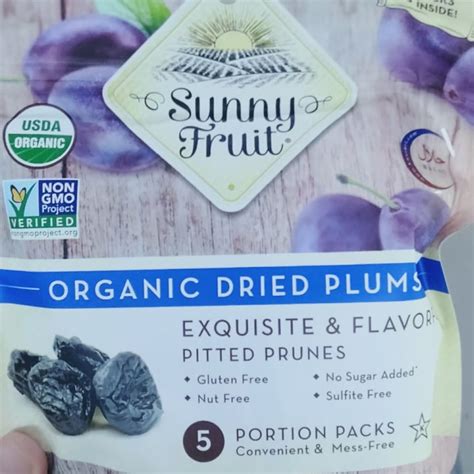 Sunny Fruit Organic Dried Plum Review Abillion