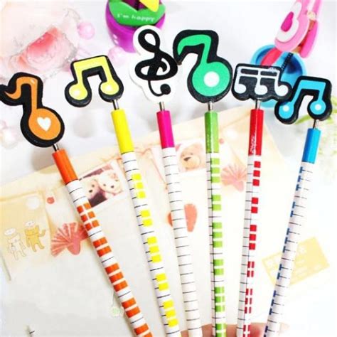 Buy Hot 120pcs Wooden Music Pencil Cute Kids Pencils