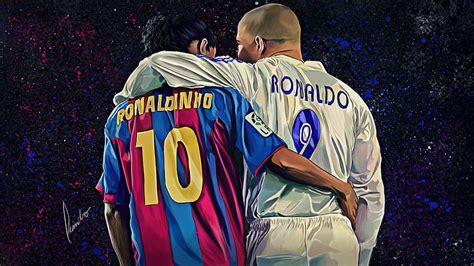 Ronaldinho With Ronaldo R9 Hd Wallpaper Pxfuel