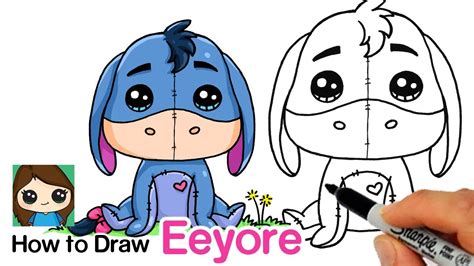 But winnie the pooh bear has answered their friends some methods to follow that will. How to Draw Eeyore | Winnie the Pooh - YouTube