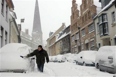Bbc News In Pictures Snow Sweeps Germany