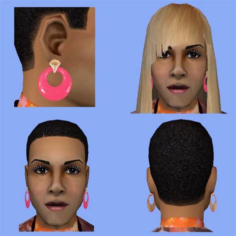Mod The Sims Sims 4 Rent Angels New Years Earrings Movie