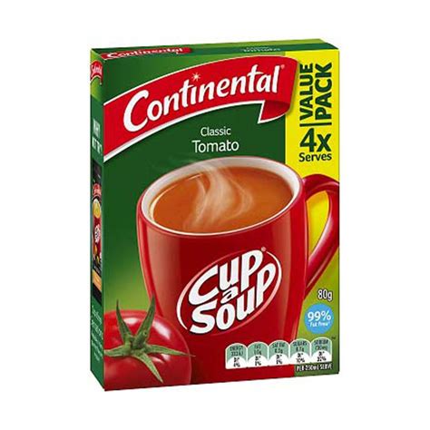 Continental Cup A Souptomato 80g Pack 4 Winc