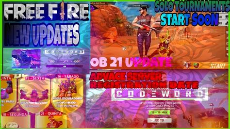 Free fire, it's a garena free fire page for fans to interact with us for tournament. #New Codeword Event Full Details #Free Fire Advance Server ...