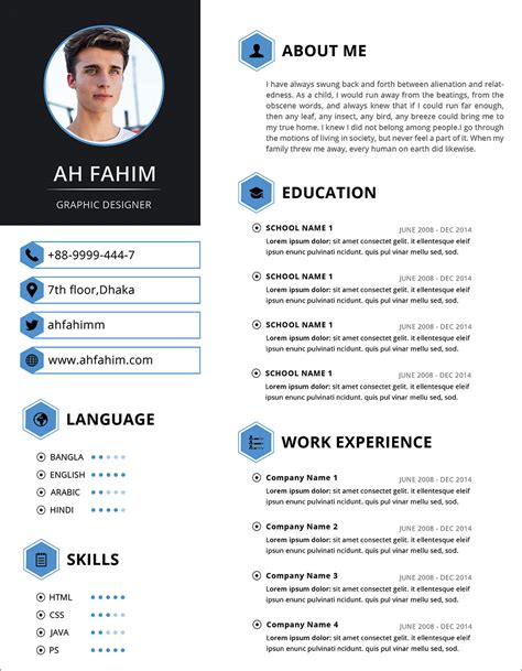 It follows a simple resume format, with name and address bolded at the top, followed by objective, education, experience, and awards and acknowledgements. Free Simple Resume Template In PSD Format - Good Resume