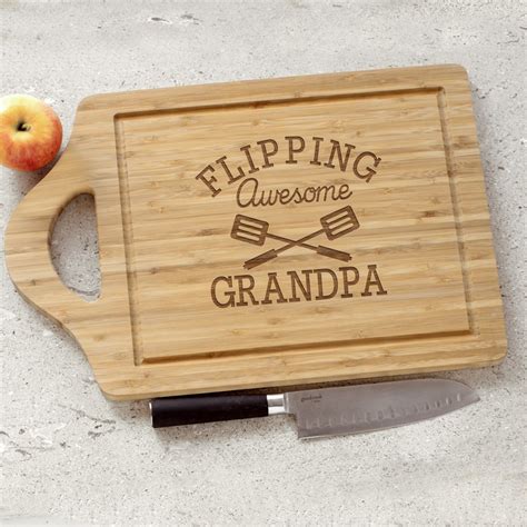 Personalized Flipping Awesome Cutting Board | GiftsForYouNow
