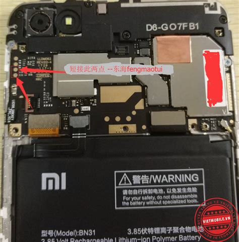 Chia Sẻ Test Point Của Xiaomi Redmi Note 5a Vietmobilevn Chuyên