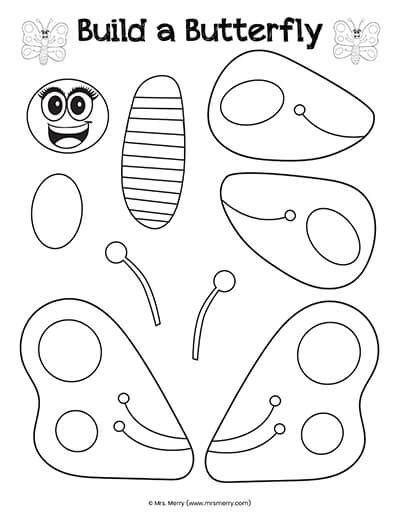 Butterfly Templates Make A Butterfly Free Printable Mrs Merry