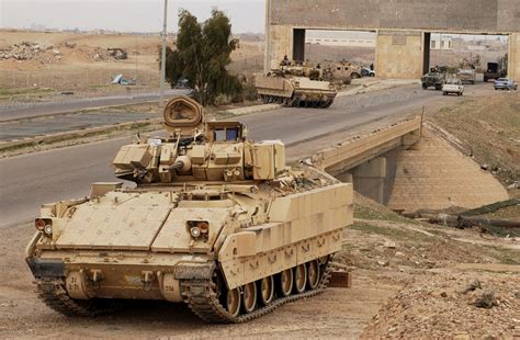 Dvids Images An Platoon Of M A Bradley Fighting Vehicles Image Of