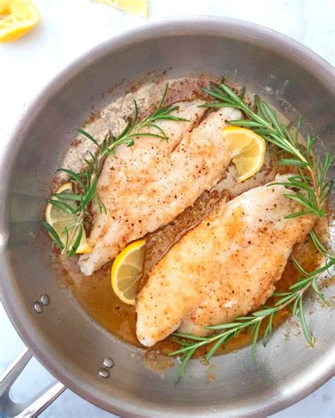 How to fillet a fish? Basa Fish Fillet with Lemon Brown Butter Sauce - Herbs & Flour
