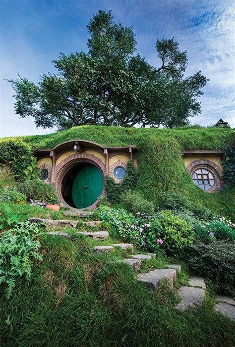 Bilbo Baggins House On The Hobbiton Movie Set Which Is Two Hours From