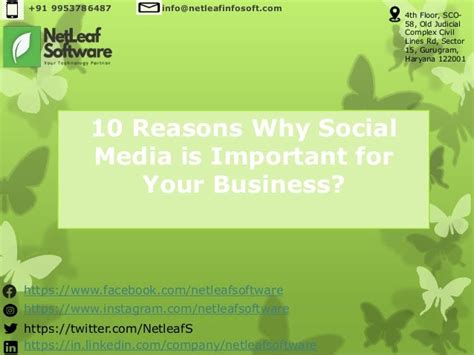 10 Reasons Why Social Media Is Important For Your Business