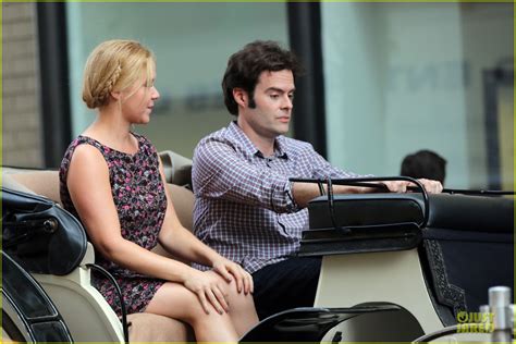 Bill Hader And Amy Schumer Kissing In Central Park For Trainwreck Photo 3145164 Amy Schumer