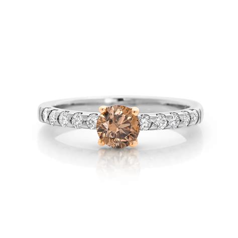 Australian Chocolate Diamond Ring Argyle Jewellers
