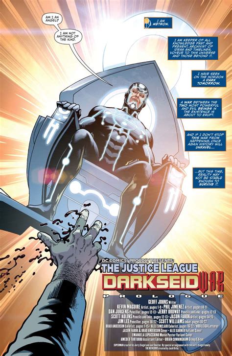 Darkseid has a long history as a justice league villain, and a villain to nearly every hero in the dc universe. Metron (New 52) | Comicnewbies