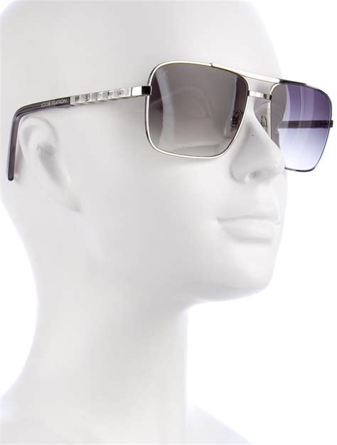 Lv Attitude Sunglasses Silver Grey