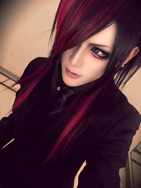 Hair Inspo Color Hair Color Japanese Eyes Goth Guys Gothic Outfits Music Genres Jrock