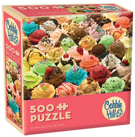 More Ice Cream Please Jigsaw Puzzle 500 Piece Cobble Hill Puzzle