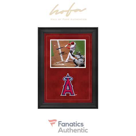 Shohei Ohtani Los Angeles Angels Autographed Deluxe Framed 8″ X 10