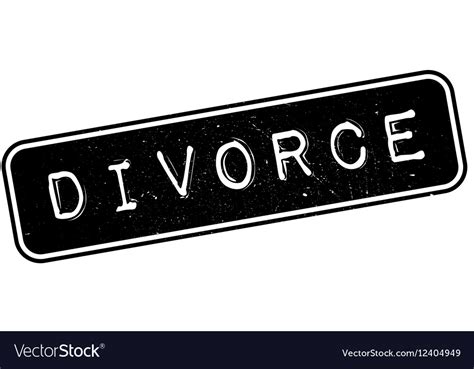 Divorce Rubber Stamp Royalty Free Vector Image