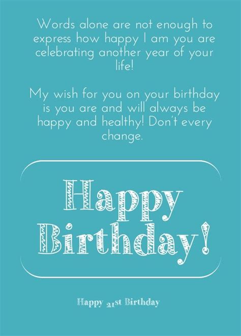 Funny Sayings For 21st Birthday Card Birthday Wishes