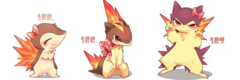 Shiny Cyndaquil Quilava And Typhlosion I Wish They Were Real So Bad