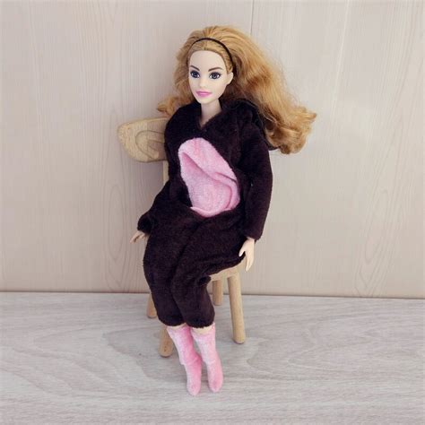 Barbie Doll Clothes Bear Kigurumi Pajamas Sleepwear Home Etsy