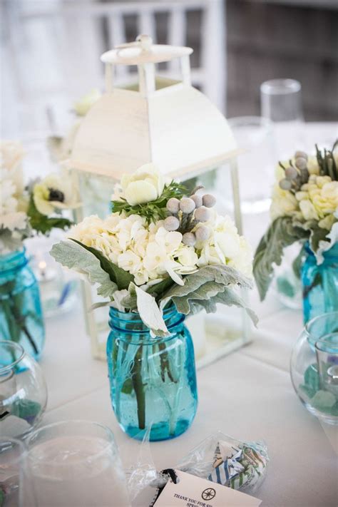 Mason jars are staple items when it comes to rustic wedding centerpieces, but since this decorative accent has seen more than its fair share of the spotlight in recent years, it's perfectly normal to want to branch out if you're looking for something a little more unexpected. Something Blue: 45 Rustic Blue Mason Jars Wedding Ideas ...