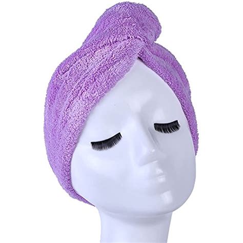 Microfiber Hair Drying Towel Ultra Absorbent Twist Turban Cap Wrap