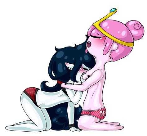 Rule 34 2girls Adventure Time Breast Grab Female Female Only Liliwuzherex Marceline Multiple